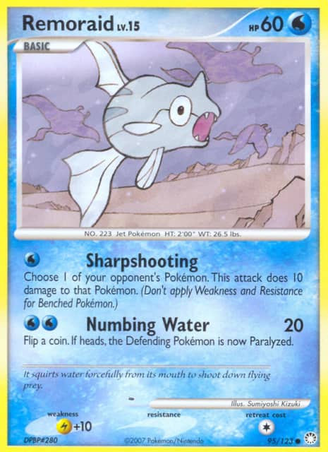 Remoraid (Reverse Holofoil) (95) — Mysterious Treasures