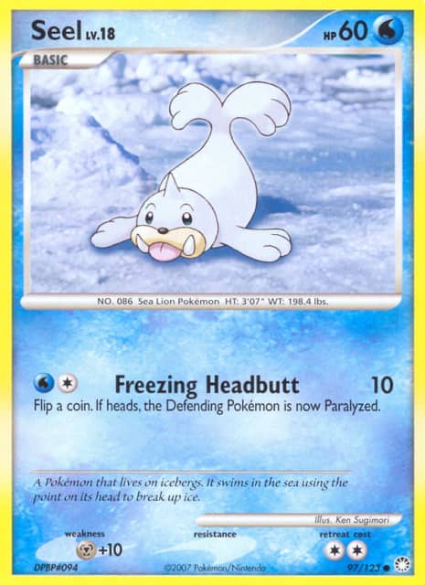 Seel (Reverse Holofoil) (97) — Mysterious Treasures