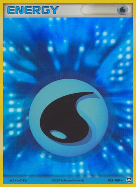 Water Energy (Holofoil) (105) — Power Keepers
