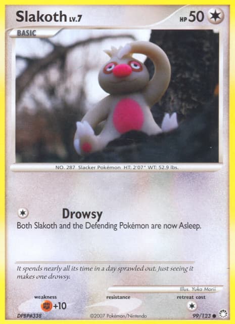 Slakoth (Reverse Holofoil) (99) — Mysterious Treasures