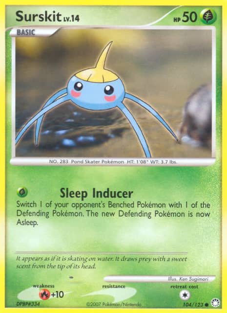 Surskit (Reverse Holofoil) (104) — Mysterious Treasures