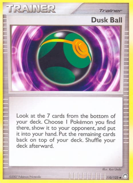 Dusk Ball (Reverse Holofoil) (110) — Mysterious Treasures