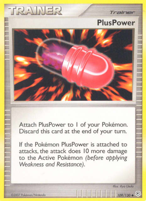 PlusPower (Reverse Holofoil) (109) — Diamond & Pearl