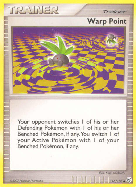 Warp Point (Reverse Holofoil) (116) — Diamond & Pearl
