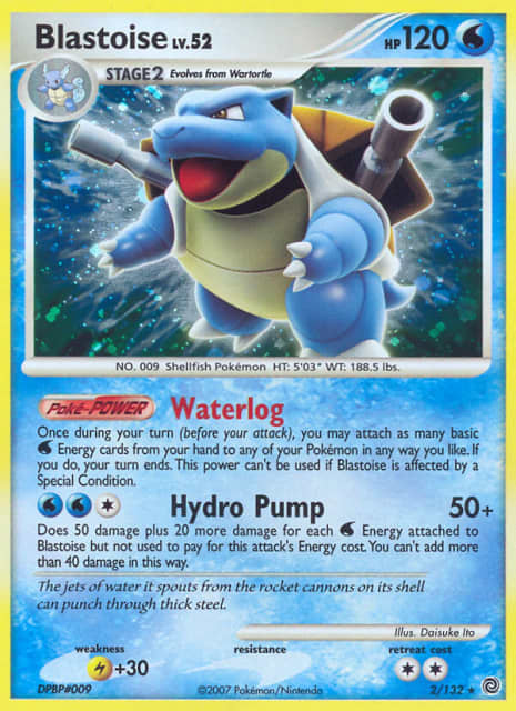 Blastoise (Holofoil) (2) — Secret Wonders