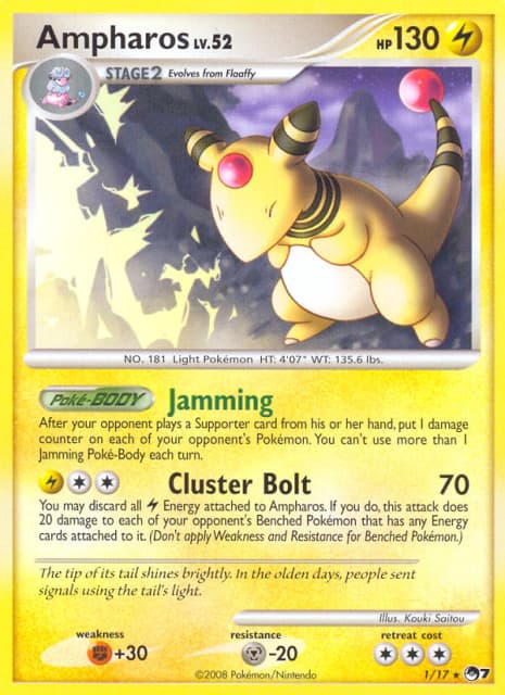 Ampharos (Holofoil) (1) — POP Series 7