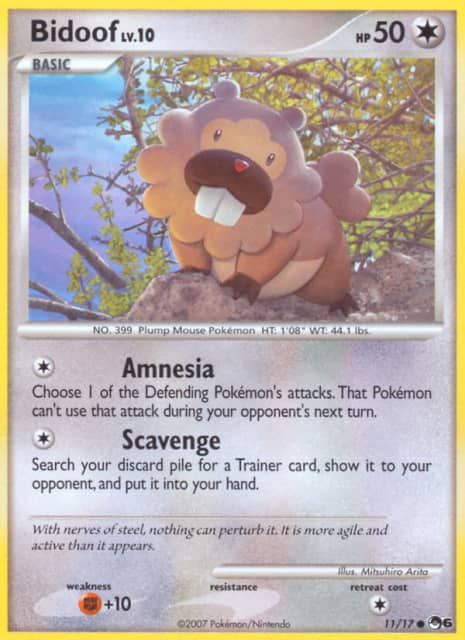 Bidoof (11) — POP Series 6