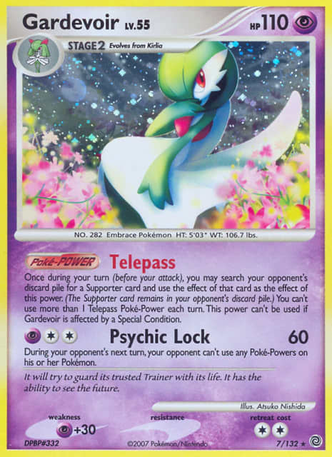 Gardevoir (Holofoil) (7) — Secret Wonders