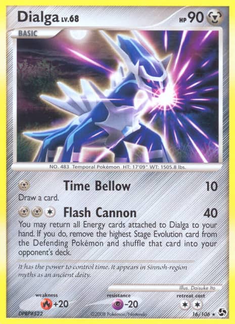Dialga (Burger King Stamp) (16) — Great Encounters