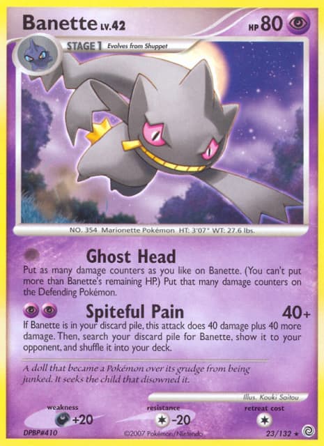 Banette (Reverse Holofoil) (23) — Secret Wonders