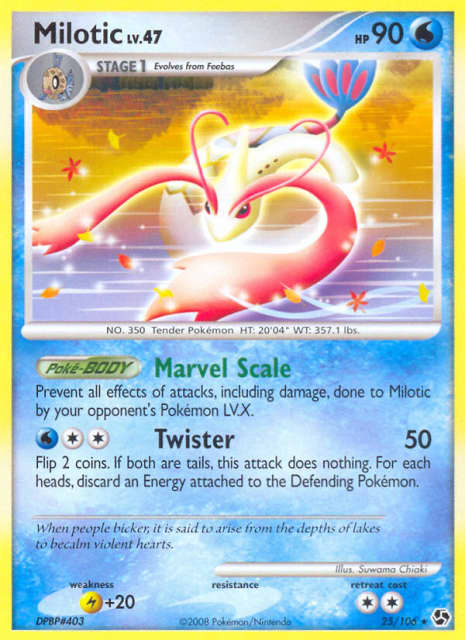 Milotic (Reverse Holofoil) (25) — Great Encounters