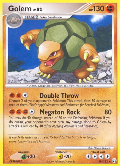 Golem (Reverse Holofoil) (29) — Secret Wonders