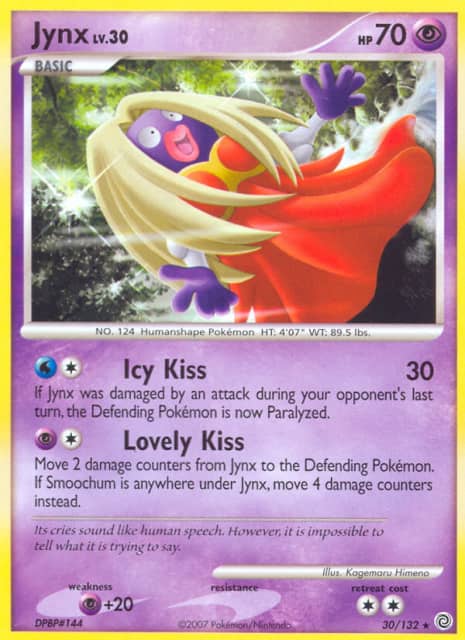 Jynx (Reverse Holofoil) (30) — Secret Wonders