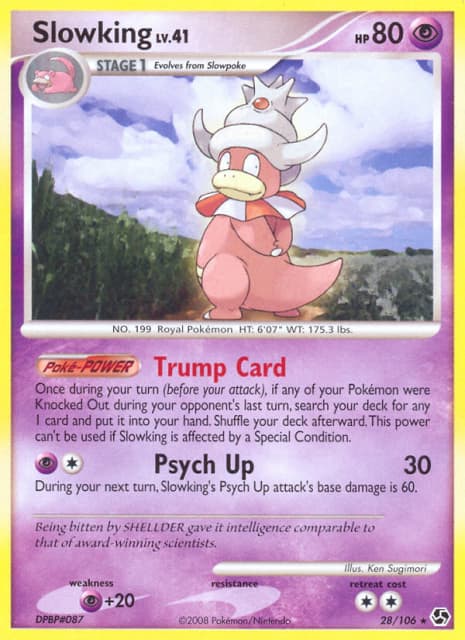 Slowking (Reverse Holofoil) (28) — Great Encounters