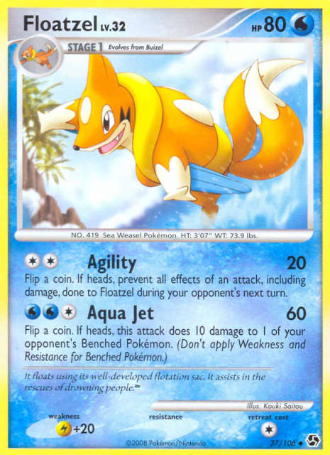 Floatzel (37) — Great Encounters