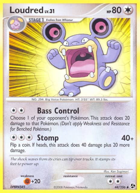 Loudred (Reverse Holofoil) (44) — Great Encounters