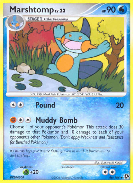 Marshtomp (Reverse Holofoil) (46) — Great Encounters