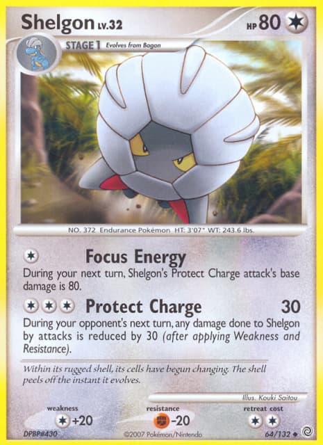 Shelgon (Reverse Holofoil) (64) — Secret Wonders