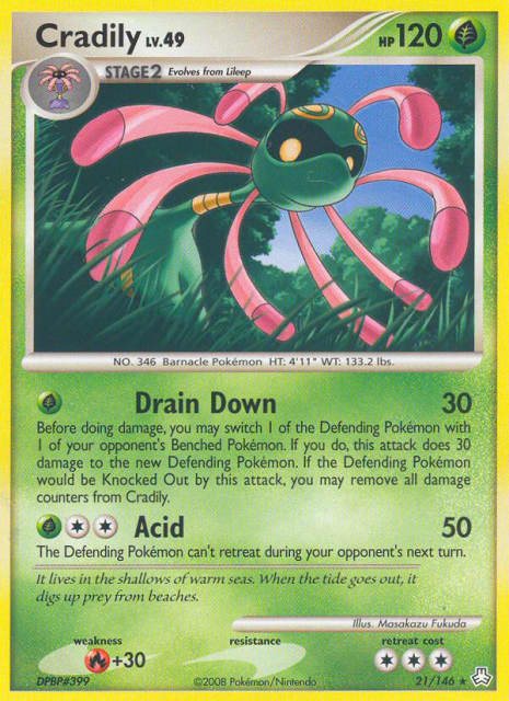 Cradily (Reverse Holofoil) (21) — Legends Awakened