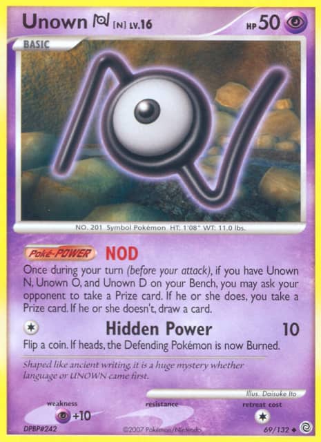 Unown [N] (69) — Secret Wonders