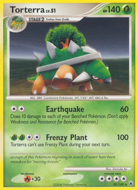 Torterra (Reverse Holofoil) (30) — Majestic Dawn