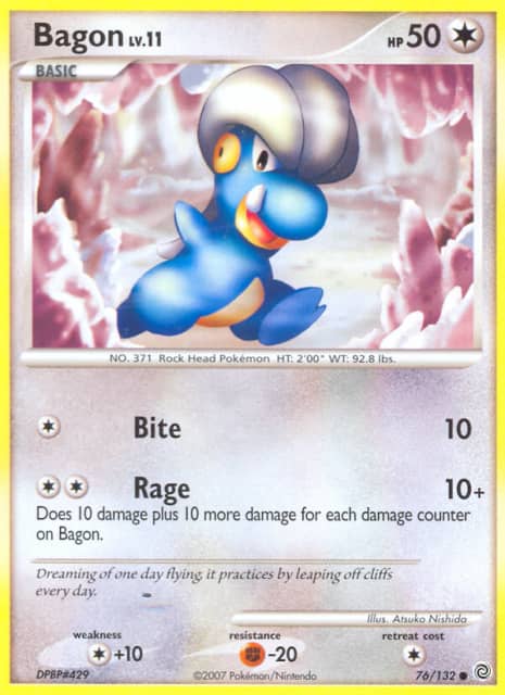 Bagon (Reverse Holofoil) (76) — Secret Wonders