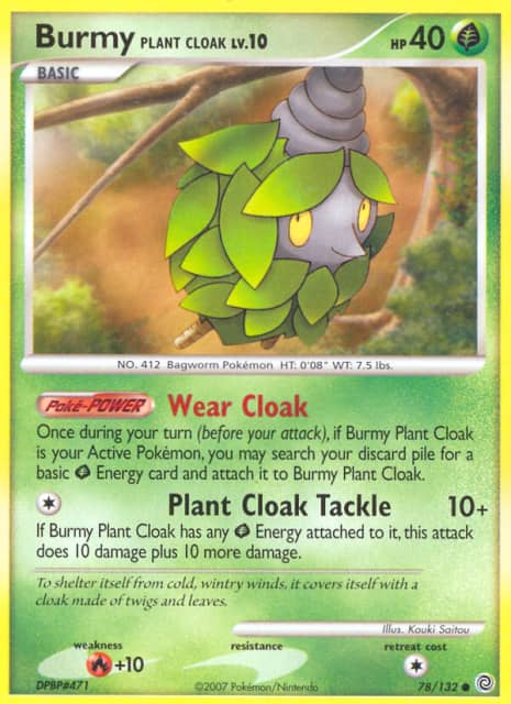 Burmy Plant Cloak (Snowflake Stamp) (78) — Secret Wonders