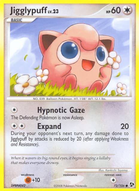 Jigglypuff (Reverse Holofoil) (72) — Great Encounters