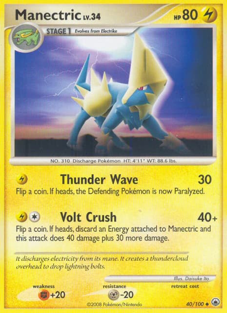 Manectric (40) — Majestic Dawn