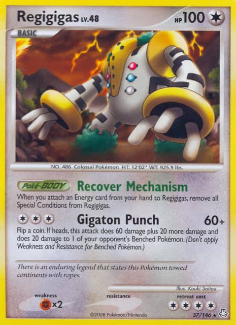 Regigigas (Holofoil) (37) — Legends Awakened