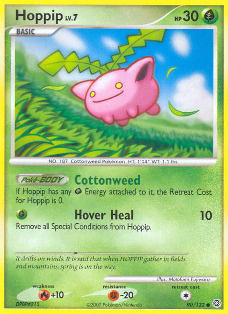 Hoppip (Reverse Holofoil) (90) — Secret Wonders