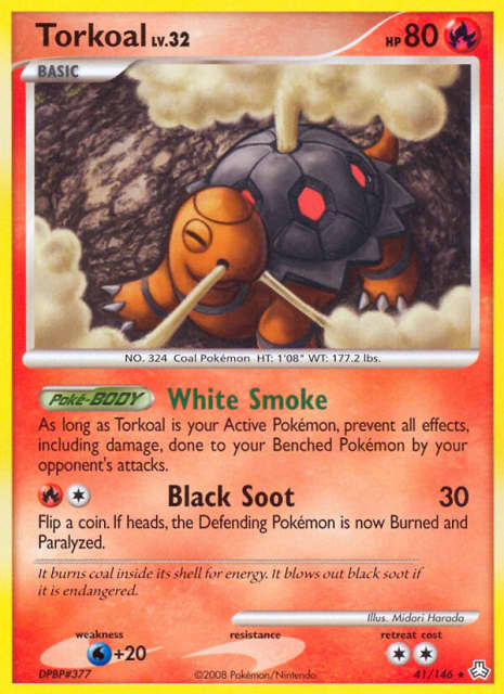 Torkoal (Reverse Holofoil) (41) — Legends Awakened