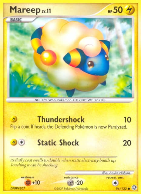 Mareep (Reverse Holofoil) (94) — Secret Wonders