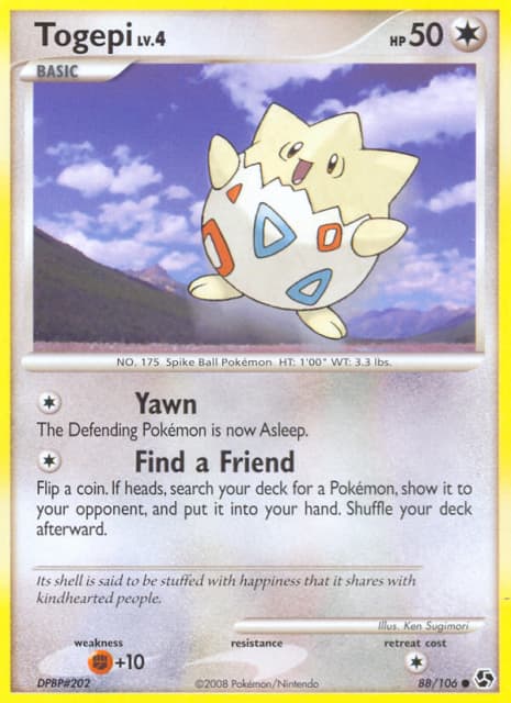 Togepi (Reverse Holofoil) (88) — Great Encounters