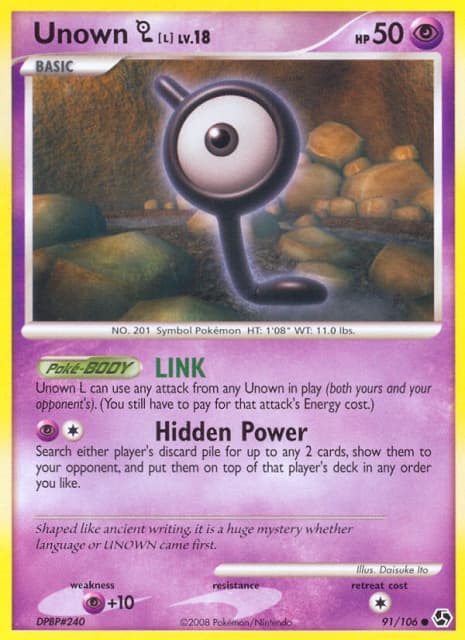 Unown [L] (91) — Great Encounters