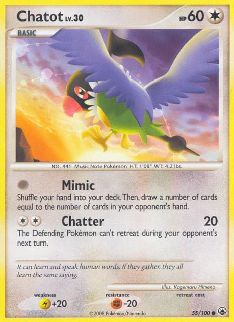 Chatot (Dylan Lefavour) (55) — Majestic Dawn