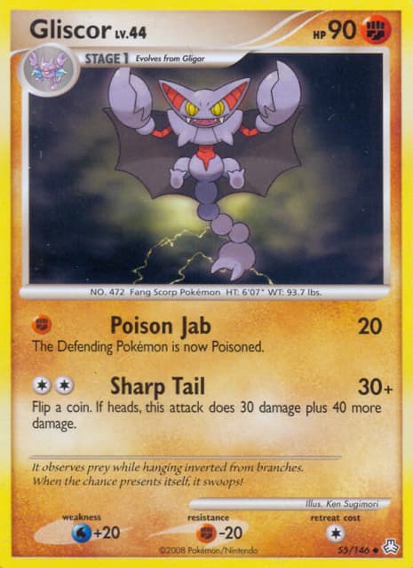 Gliscor (Reverse Holofoil) (55) — Legends Awakened