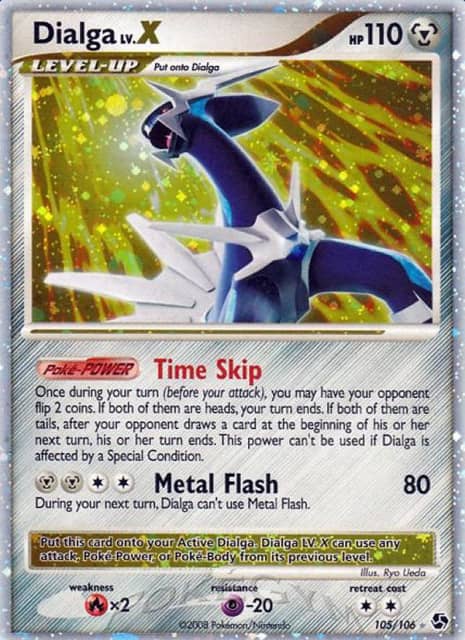 Dialga LV.X (Holofoil) (105) — Great Encounters