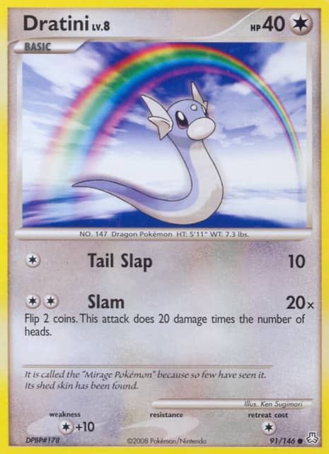 Dratini (Staff Stamp) (91) — Legends Awakened