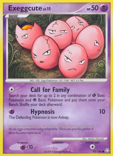 Exeggcute (Reverse Holofoil) (93) — Legends Awakened