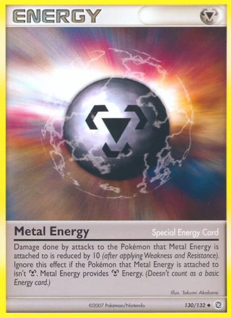 Metal Energy (Reverse Holofoil) (130) — Secret Wonders