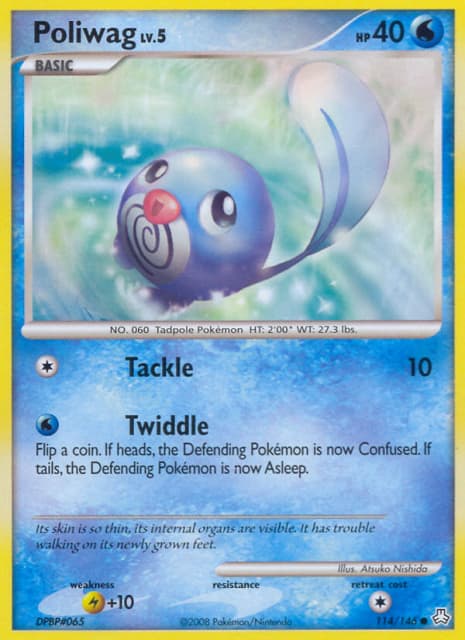 Poliwag (Reverse Holofoil) (114) — Legends Awakened