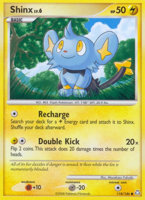 Shinx (Reverse Holofoil) (118) — Legends Awakened