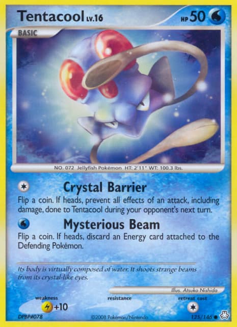 Tentacool (Reverse Holofoil) (125) — Legends Awakened