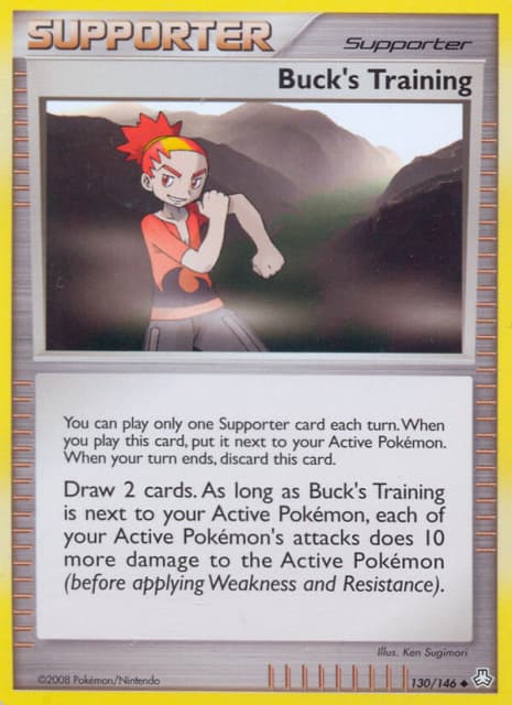 Buck's Training (Reverse Holofoil) (130) — Legends Awakened