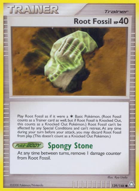 Root Fossil (Reverse Holofoil) (139) — Legends Awakened