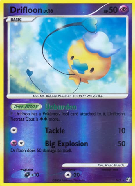 Drifloon (Reverse Holofoil) (SH1) — Stormfront