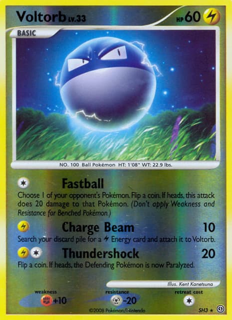 Voltorb (Reverse Holofoil) (SH3) — Stormfront