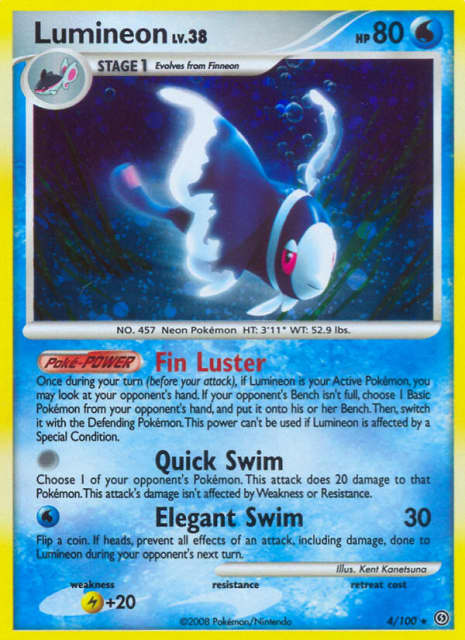 Lumineon (Reverse Holofoil) (4) — Stormfront