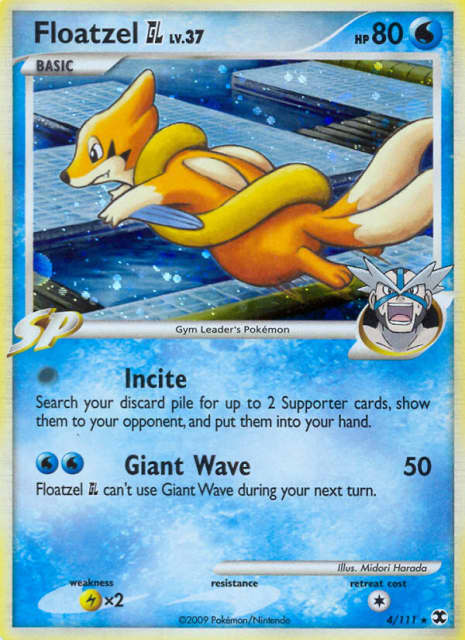 Floatzel GL (Reverse Holofoil) (4) — Rising Rivals